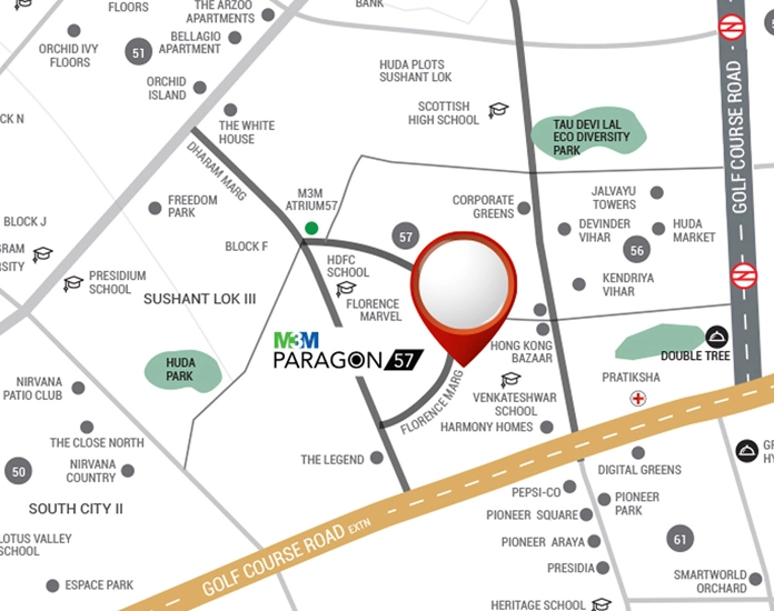 M3M Paragon 57